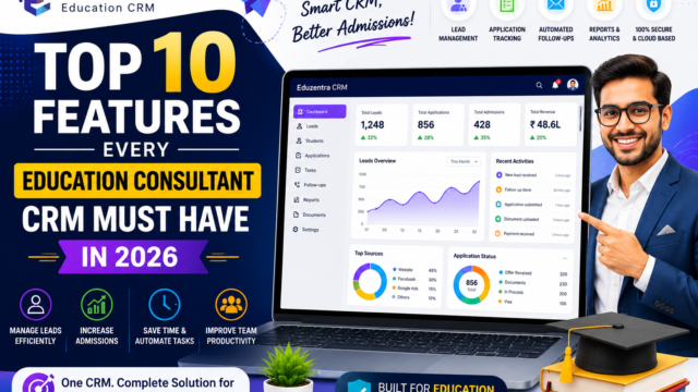 Top 10 Features Every Education Consultant CRM Must Have in 2026