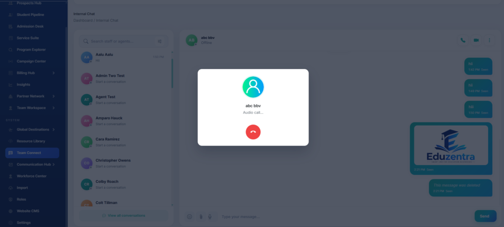 Audio Call